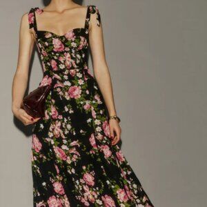 Reformation Floral Nadira Dress Size 8